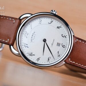 Hermes Arceau Automatic White Dial