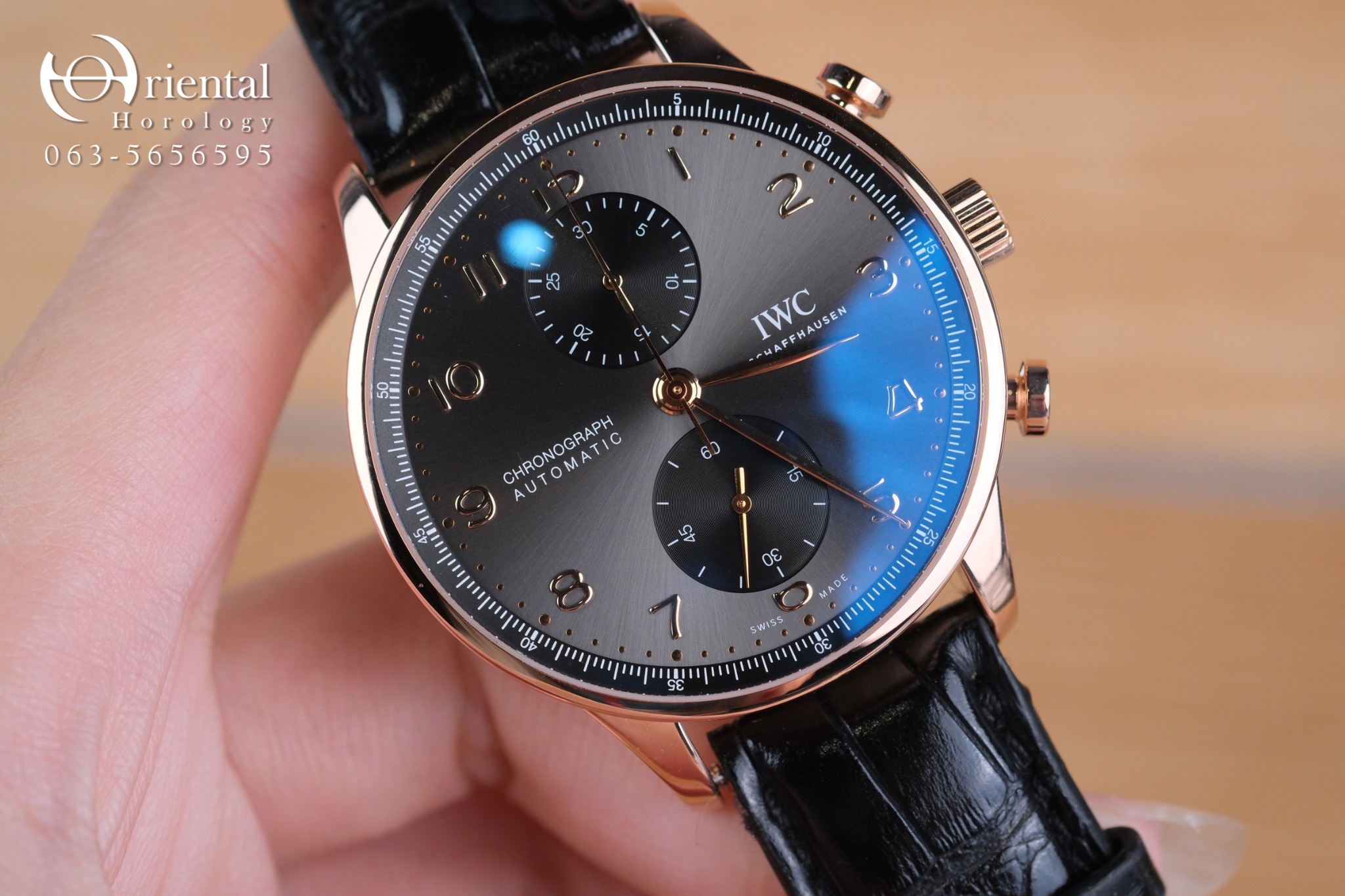 IWC Portugieser Chronograph Rose Gold - Image 2