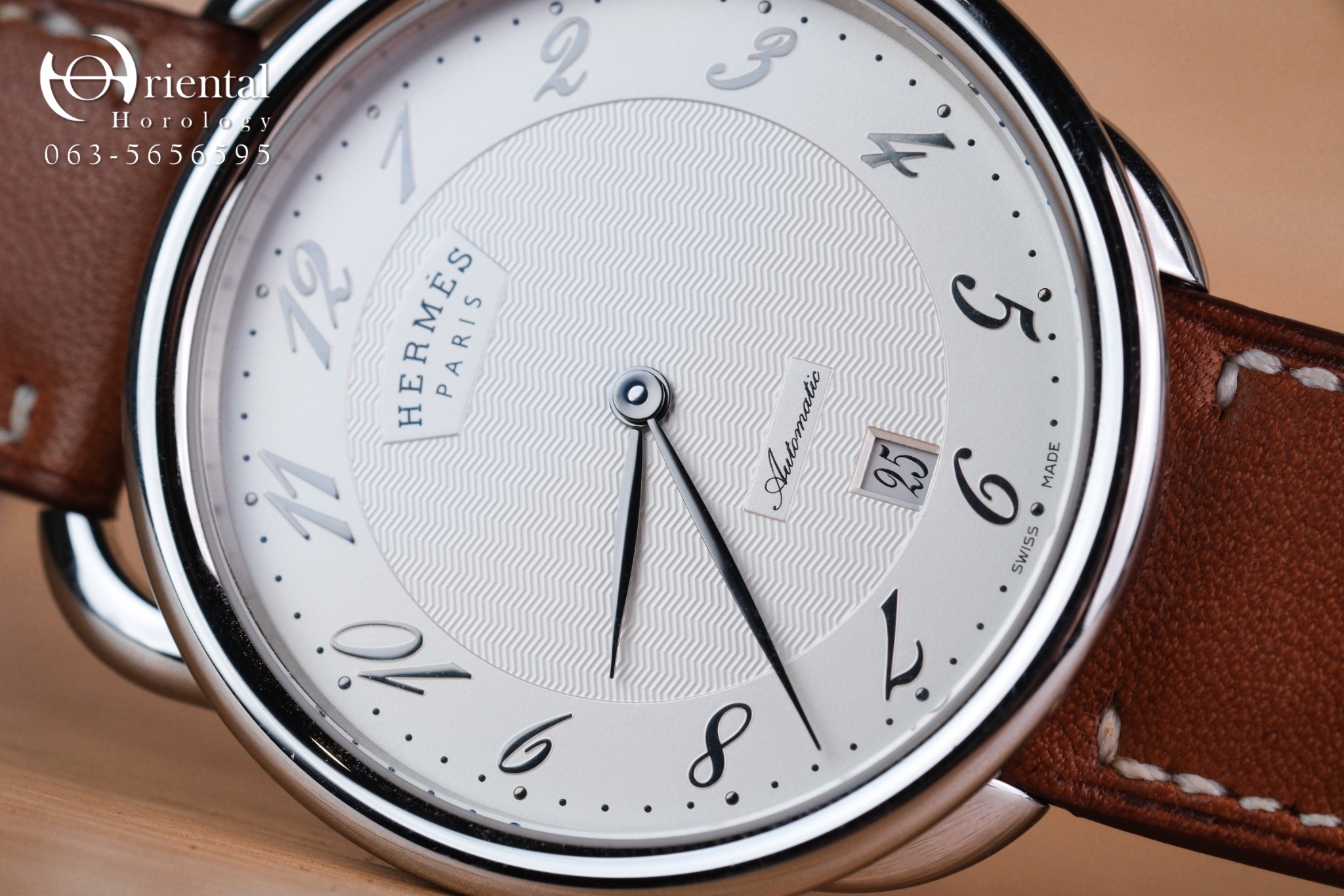 Hermes Arceau Automatic White Dial - Image 2