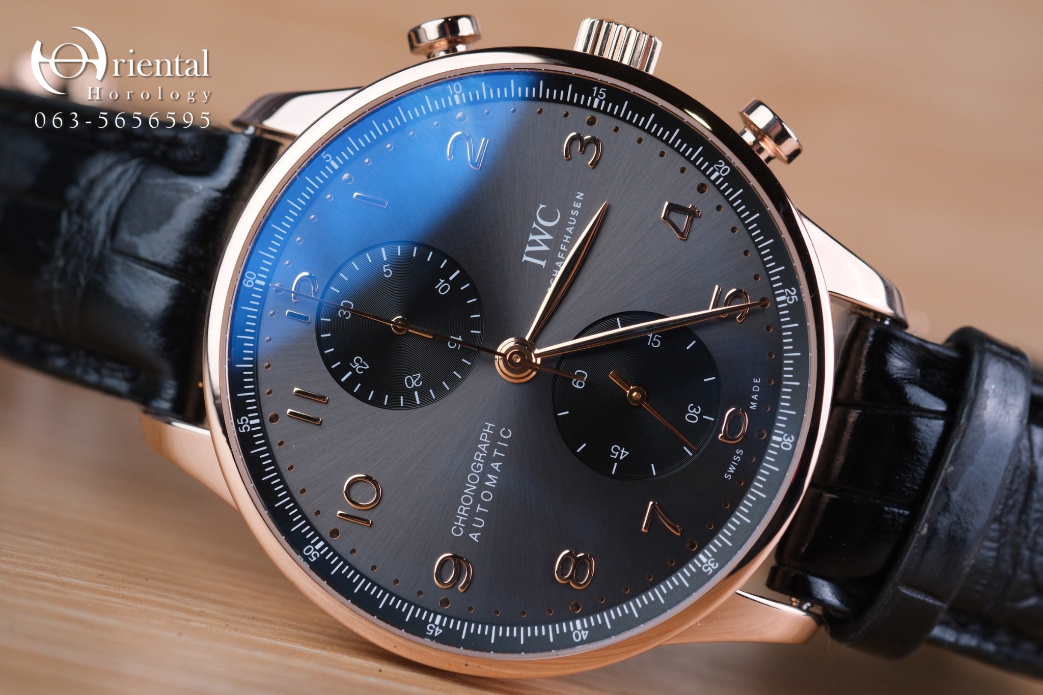 IWC Portugieser Chronograph Rose Gold - Image 3