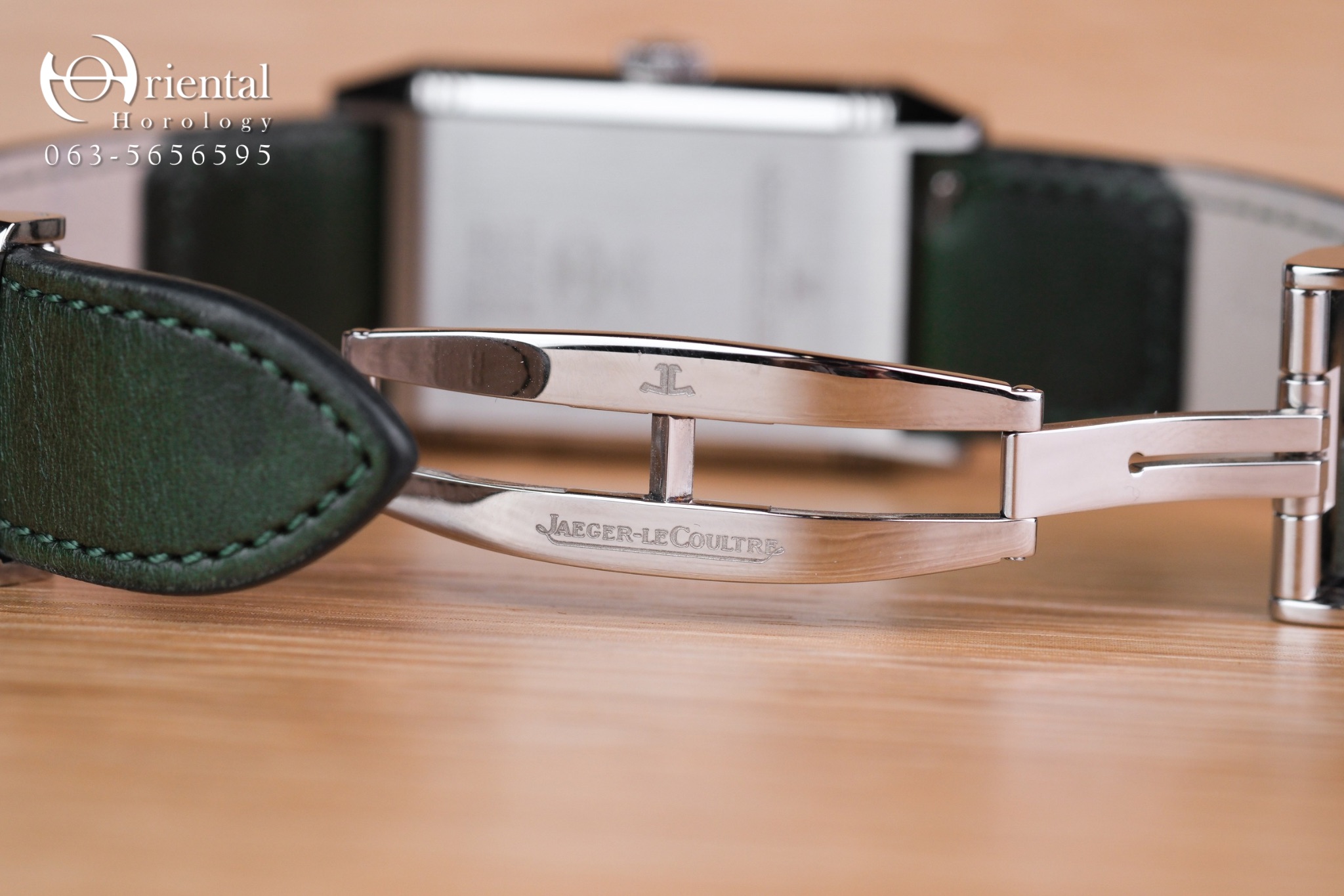 JLC Reverso Tribute Small Seconds Green Dial - Image 6