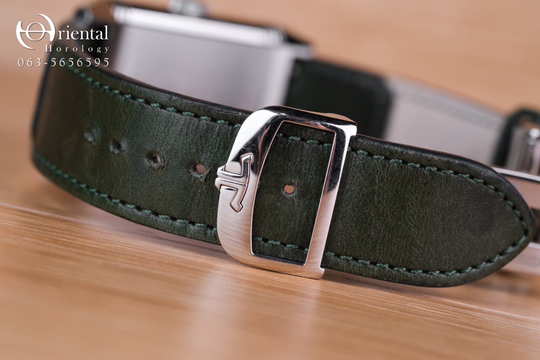 JLC Reverso Tribute Small Seconds Green Dial - Image 7