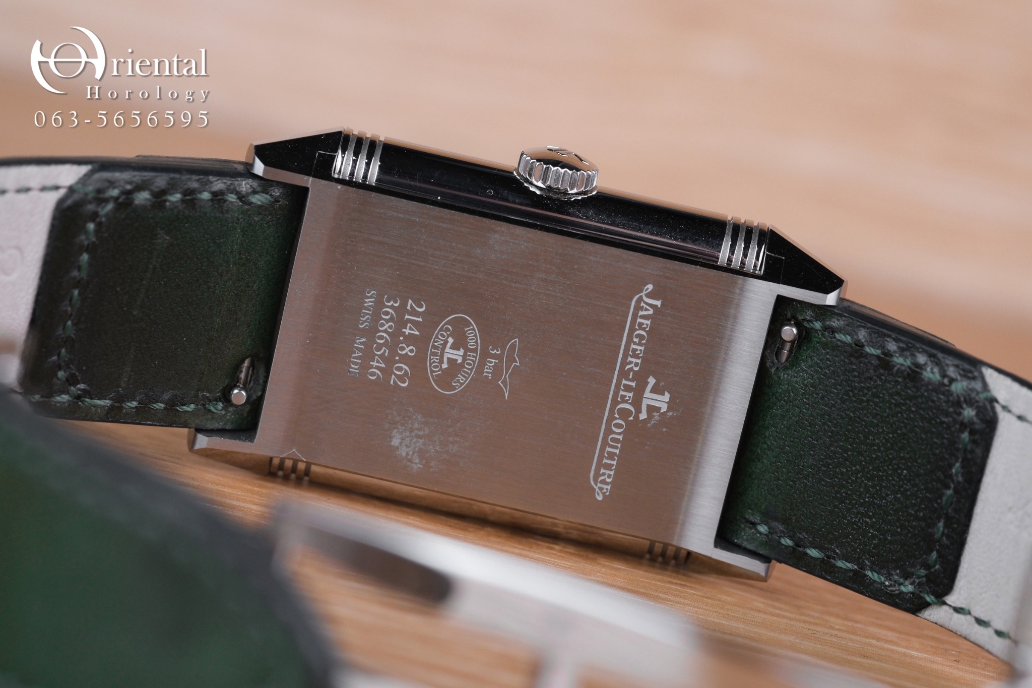 JLC Reverso Tribute Small Seconds Green Dial - Image 8