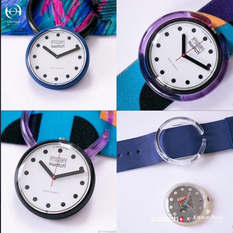 Royal Pop โปรเจกต์คอลแลป AP x Swatch ที่ตีความดีไซน์ Royal Oak ใหม่ในสไตล์ Pop Culture พร้อมแนวคิด Modular และ Mechanical Movement