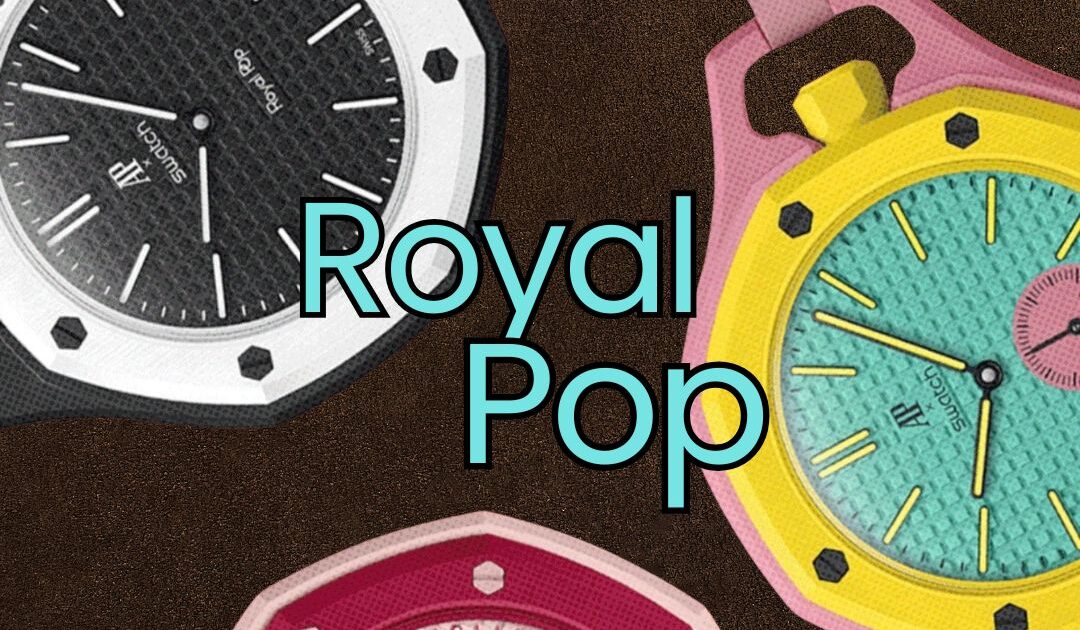 คอลเลคชั่น Royal Pop จาก Audemars Piguet x Swatch ทั้ง 8 สี พร้อมดีไซน์สองสไตล์ Lepine และ Savonnette
