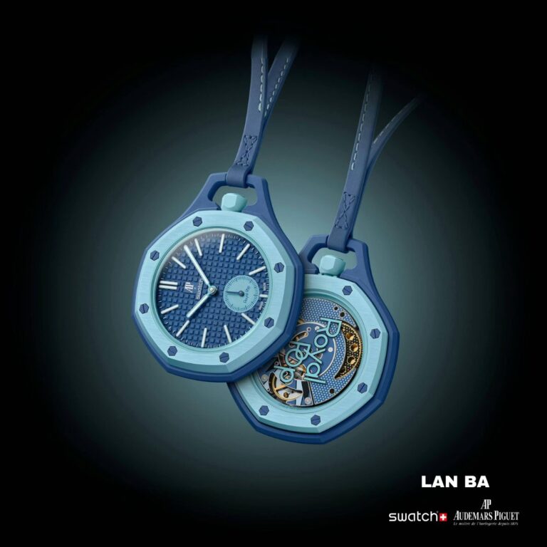 คอลเลคชั่น Royal Pop จาก Audemars Piguet x Swatch ทั้ง 8 สี พร้อมดีไซน์สองสไตล์ Lepine และ Savonnette