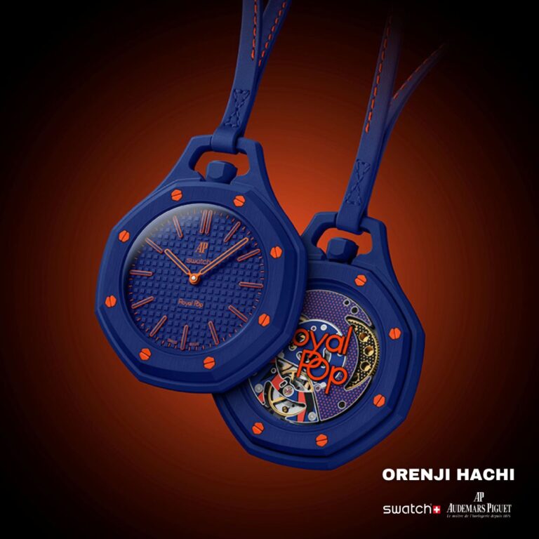 คอลเลคชั่น Royal Pop จาก Audemars Piguet x Swatch ทั้ง 8 สี พร้อมดีไซน์สองสไตล์ Lepine และ Savonnette