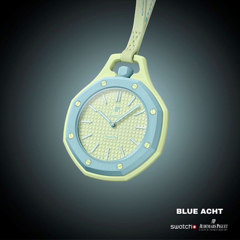คอลเลคชั่น Royal Pop จาก Audemars Piguet x Swatch ทั้ง 8 สี พร้อมดีไซน์สองสไตล์ Lepine และ Savonnette