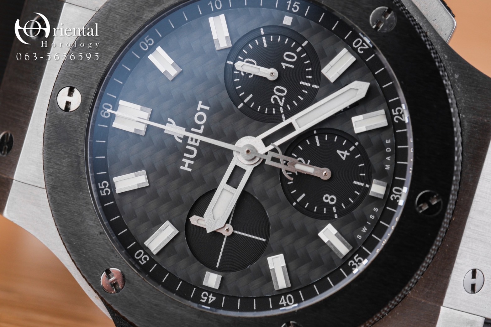 Hublot Big Bang Black Ceramic Carbon Dial - Image 2
