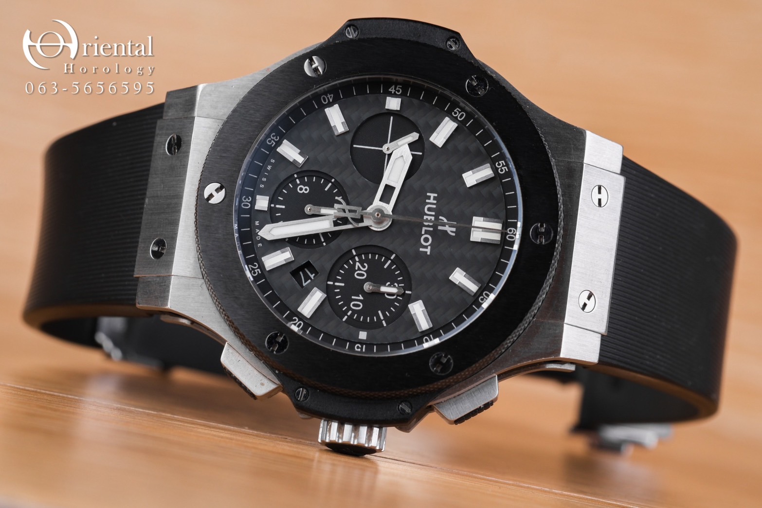 Hublot Big Bang Black Ceramic Carbon Dial - Image 3