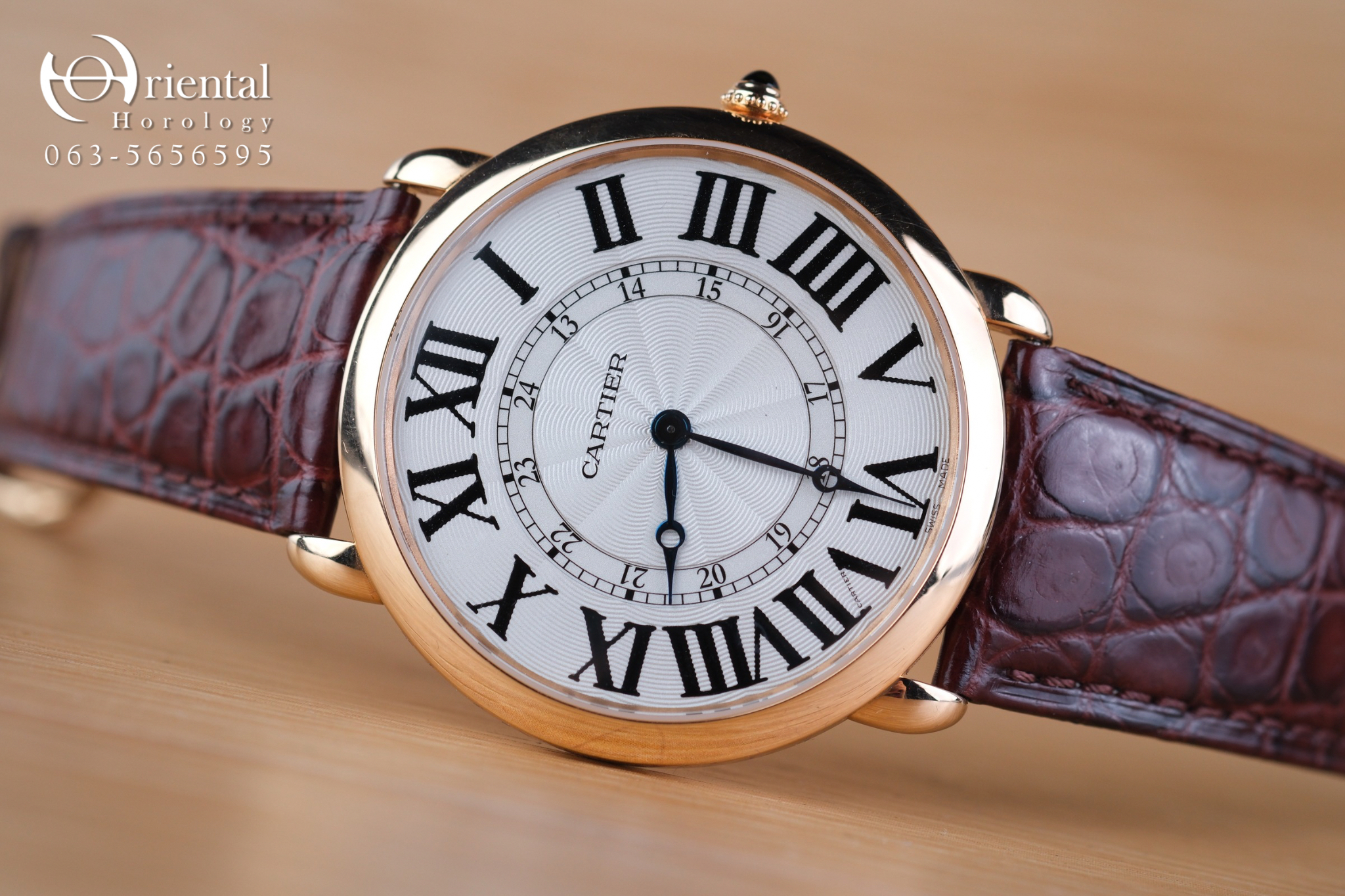 Cartier Ronde Louis Cartier 18K Rose Gold
