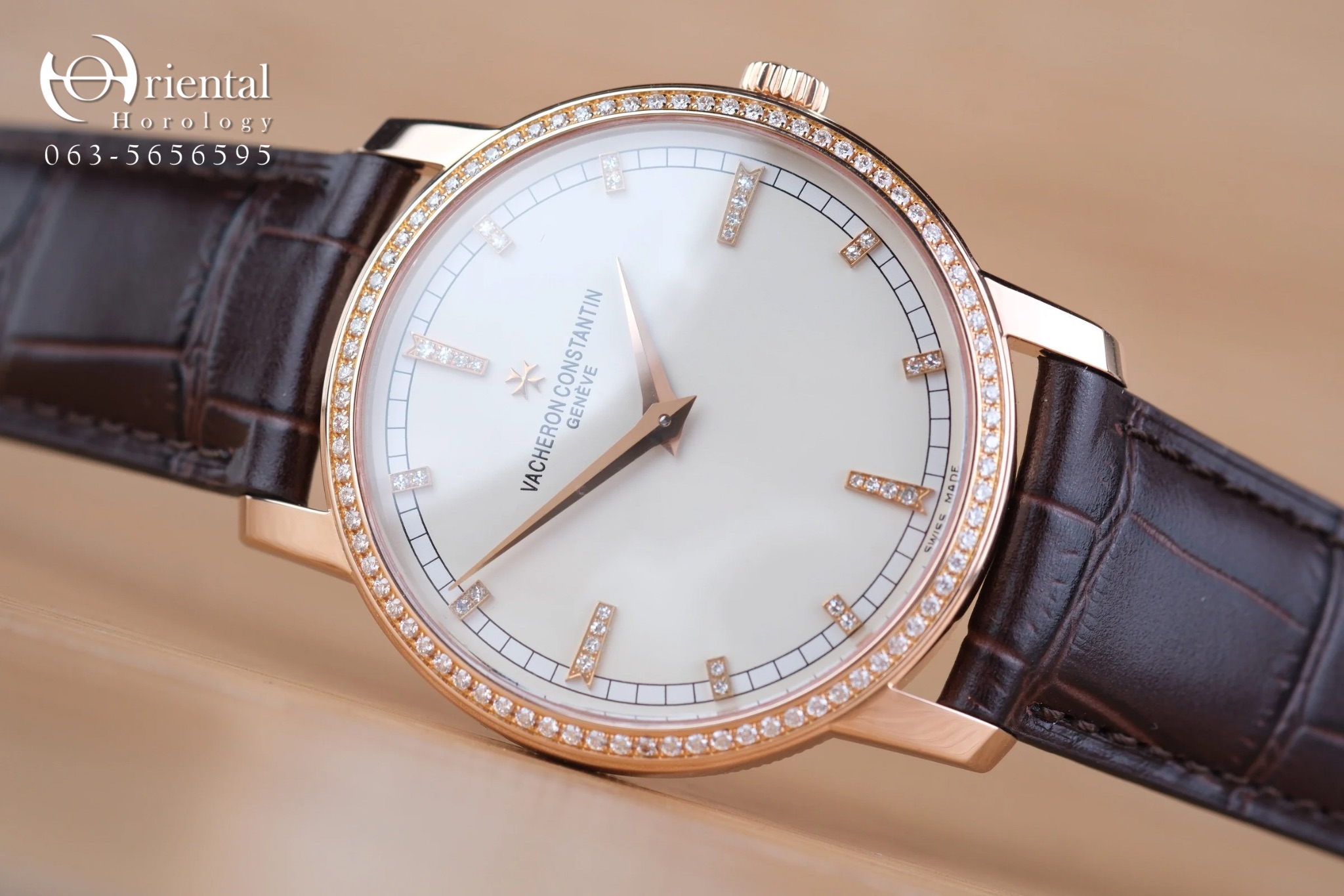 Vacheron Constantin Traditionnelle Rose Gold Diamonds