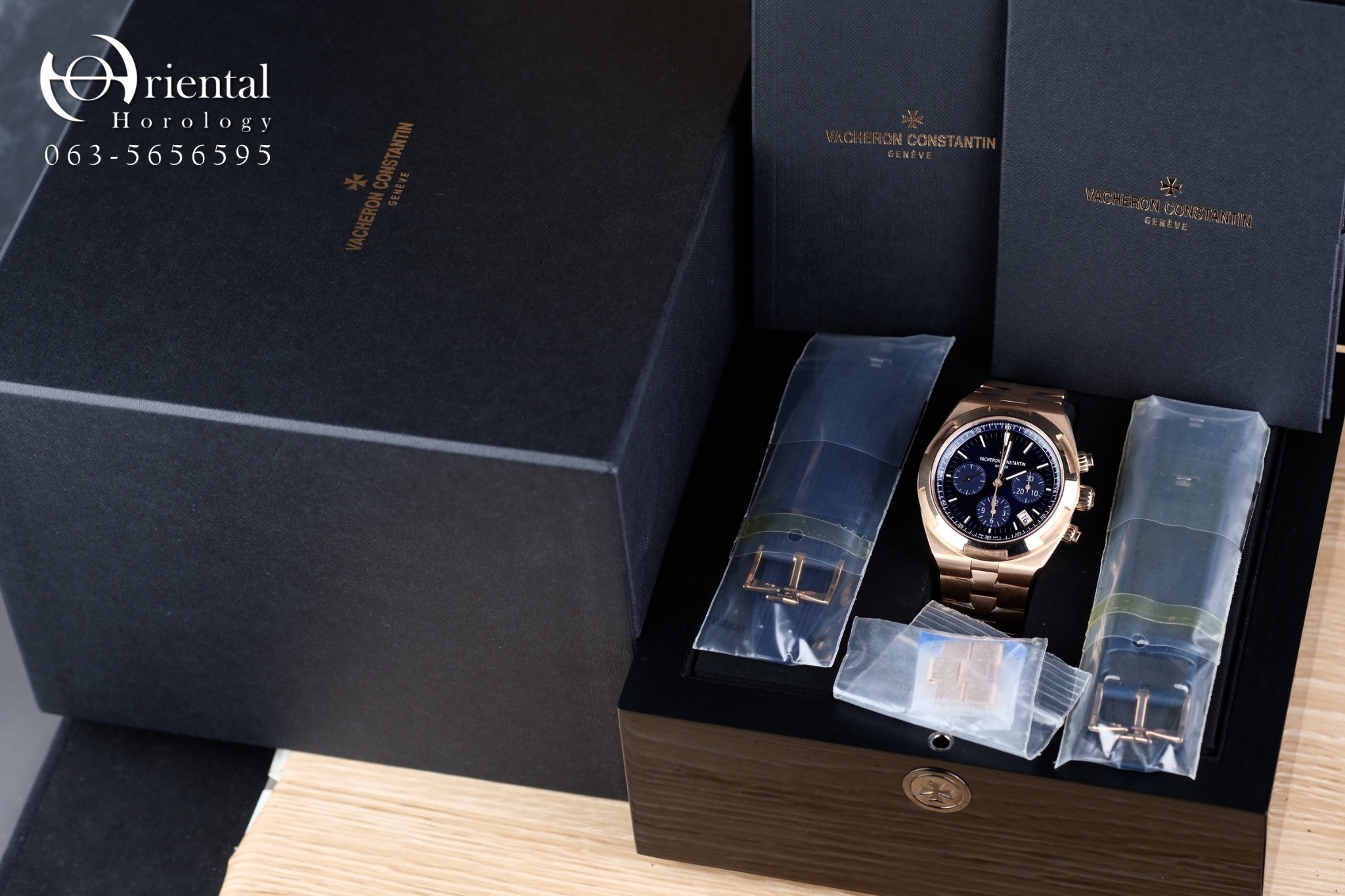 Vacheron Constantin Overseas Chronograph 18K Pink Gold - Image 11