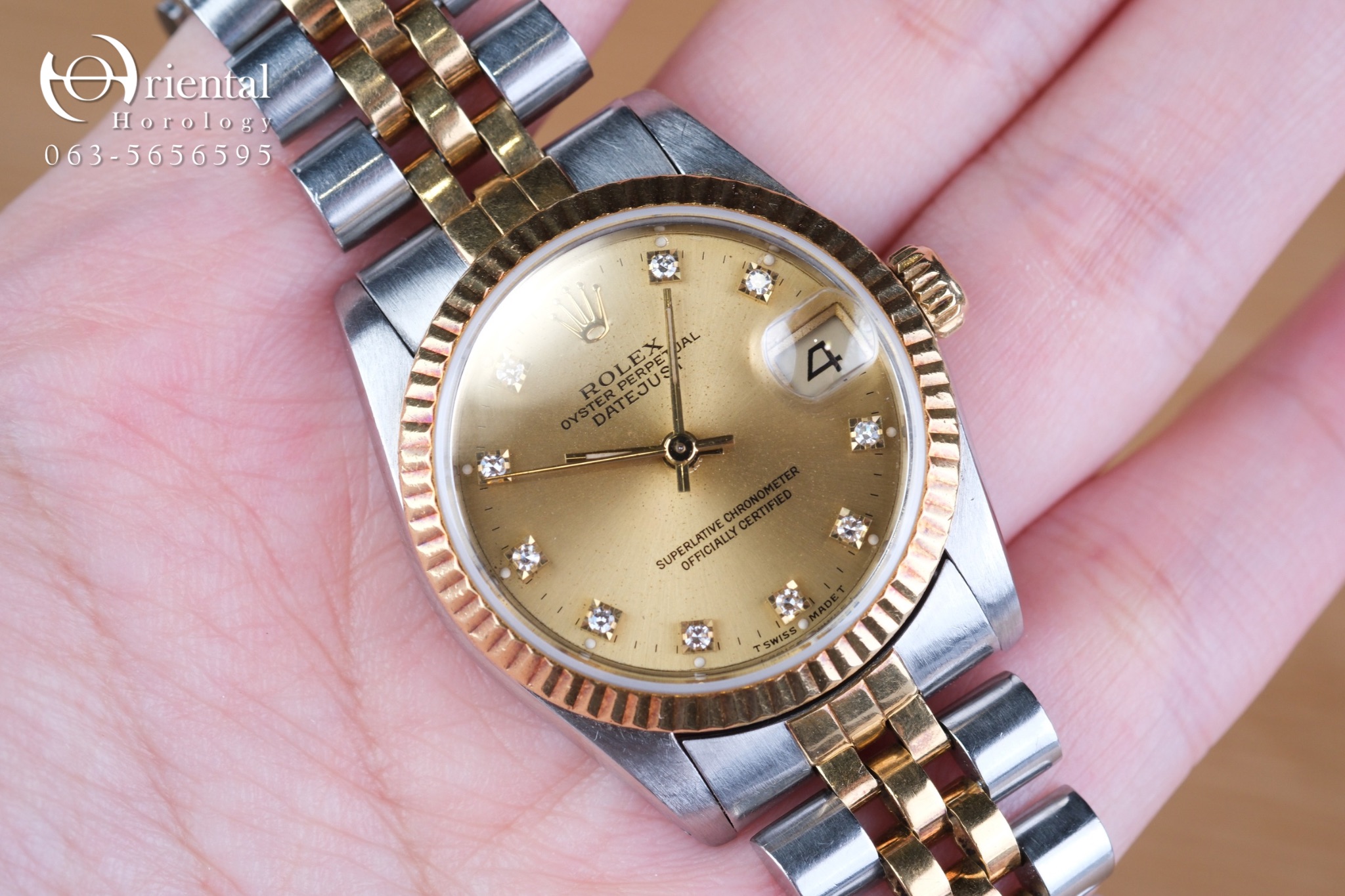 Rolex Datejust 31 Two Tone Yellow Gold - Image 2