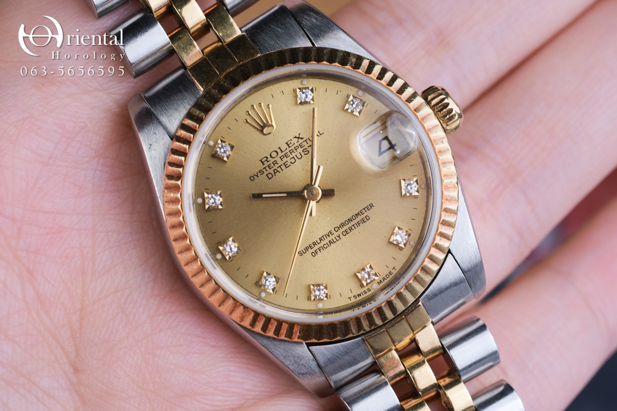 Rolex Datejust 31 Two Tone Yellow Gold - Image 4