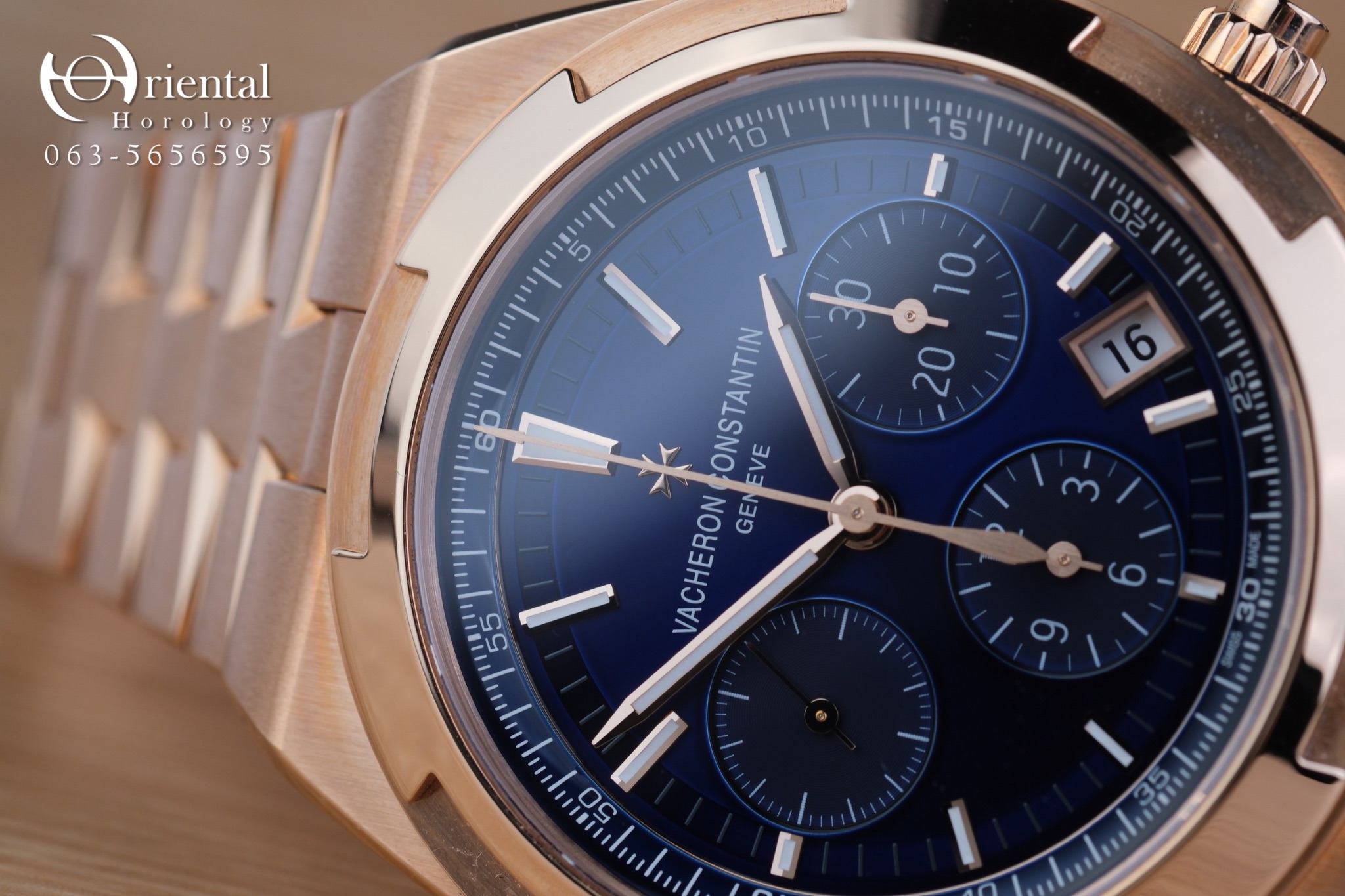 Vacheron Constantin Overseas Chronograph 18K Pink Gold - Image 2