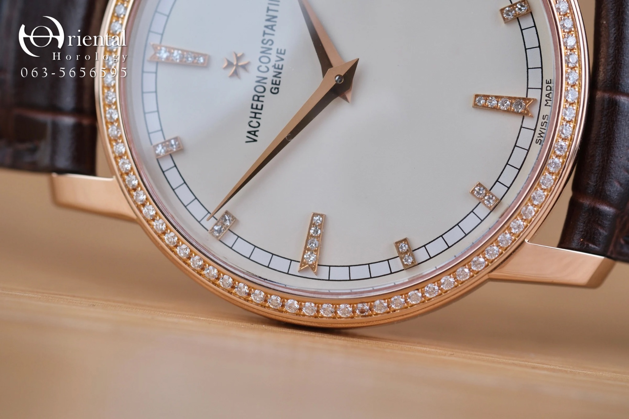 Vacheron Constantin Traditionnelle Rose Gold Diamonds - Image 2