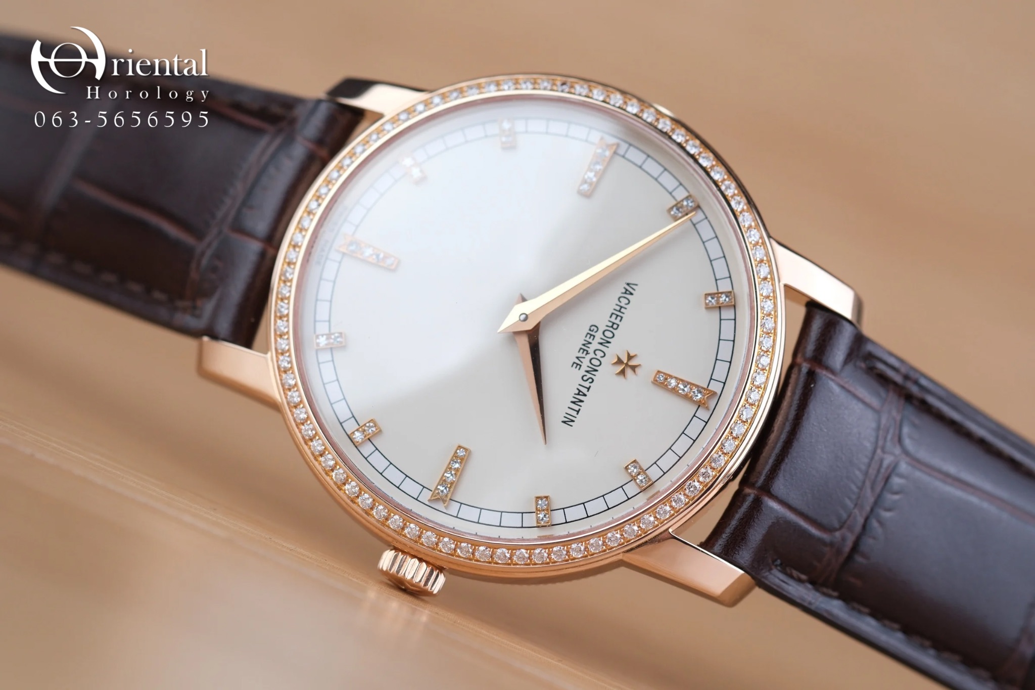 Vacheron Constantin Traditionnelle Rose Gold Diamonds - Image 3