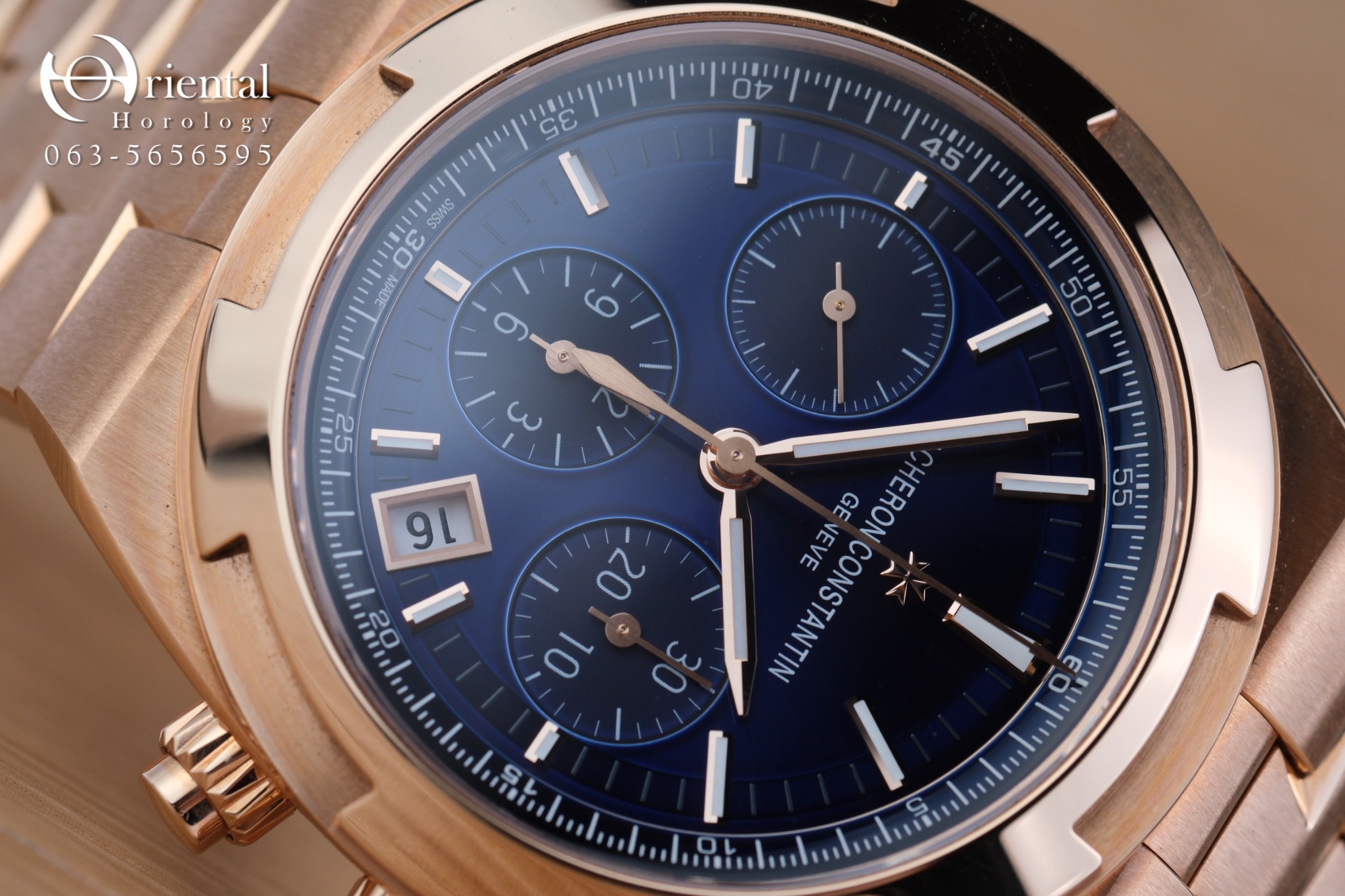 Vacheron Constantin Overseas Chronograph 18K Pink Gold - Image 4
