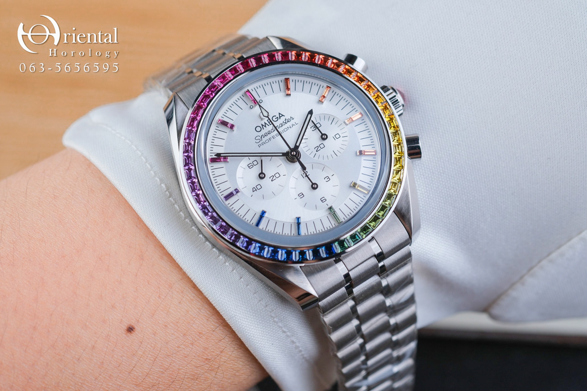 Omega Speedmaster Professional Moonwatch 3861 Canopus Gold Rainbow - Image 5