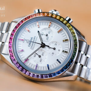 Omega Speedmaster Professional Moonwatch 3861 Canopus Gold Rainbow