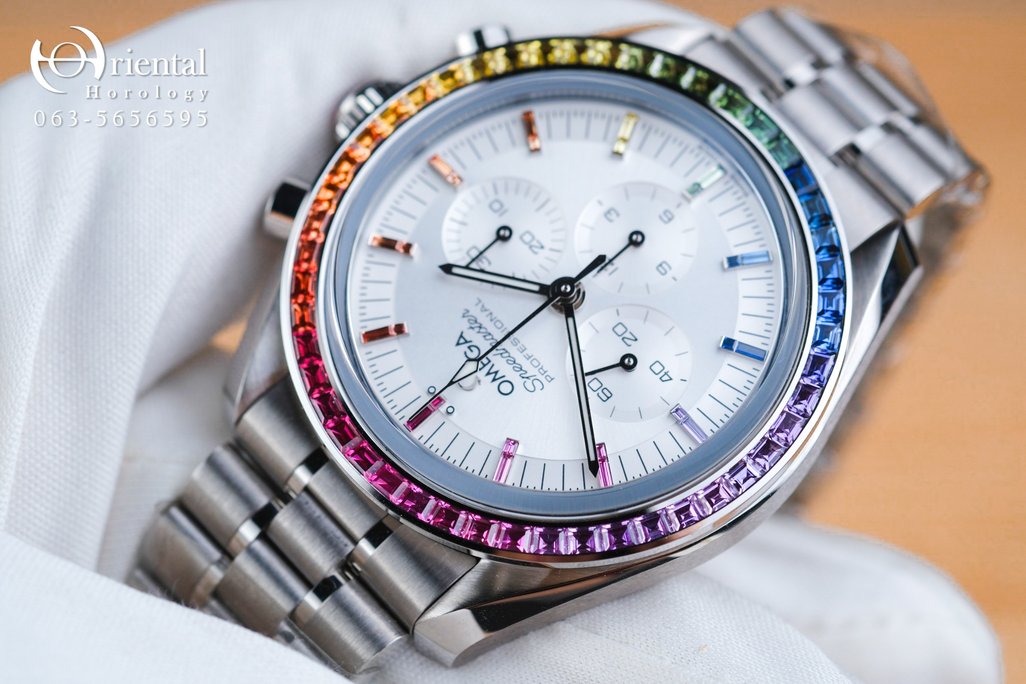 Omega Speedmaster Professional Moonwatch 3861 Canopus Gold Rainbow - Image 6
