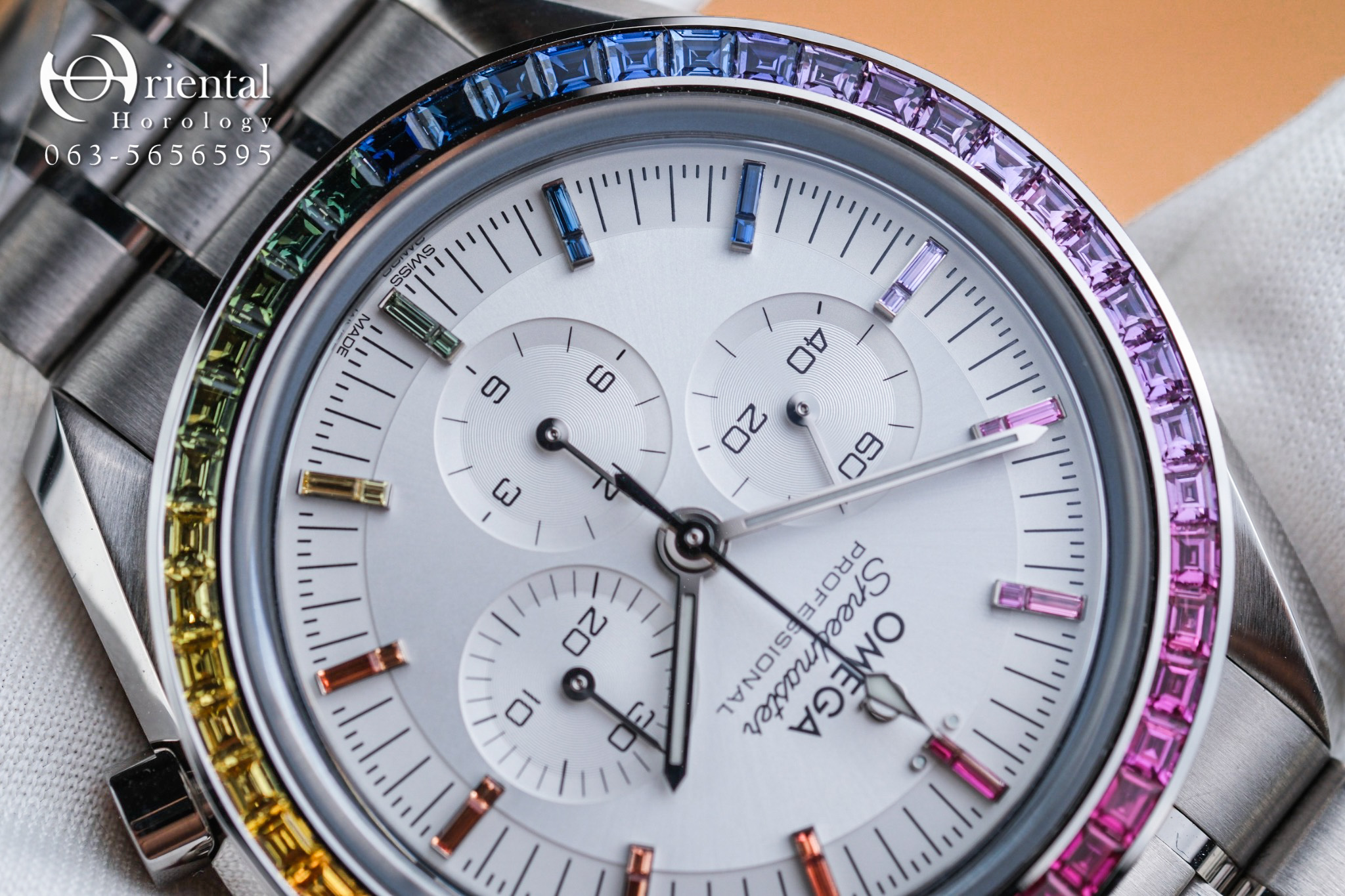 Omega Speedmaster Professional Moonwatch 3861 Canopus Gold Rainbow - Image 7