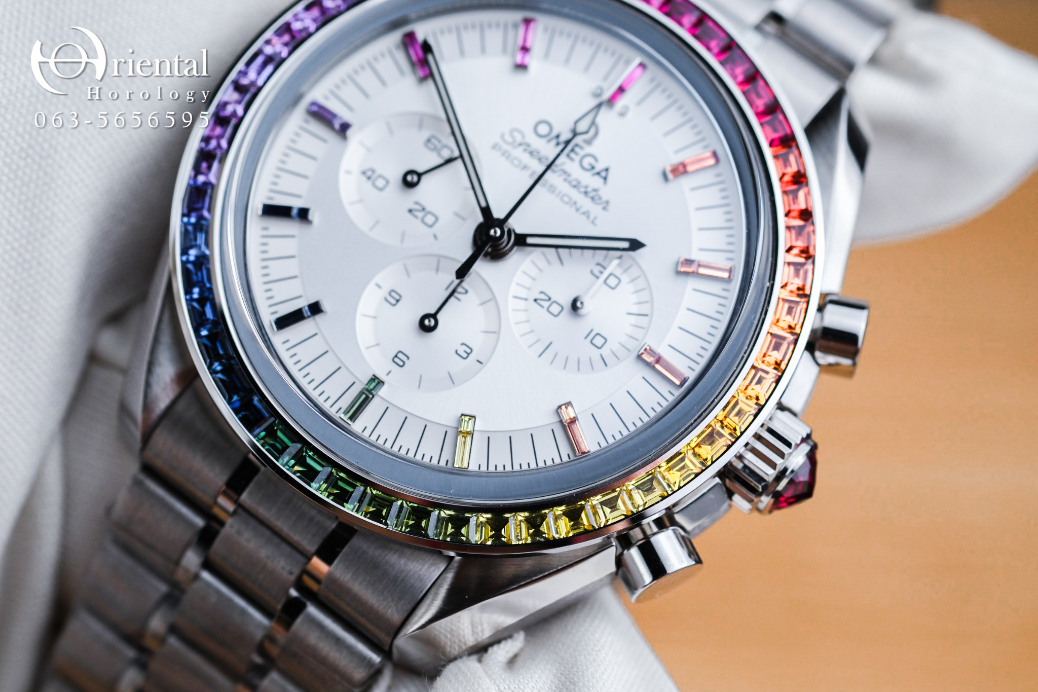 Omega Speedmaster Professional Moonwatch 3861 Canopus Gold Rainbow - Image 8