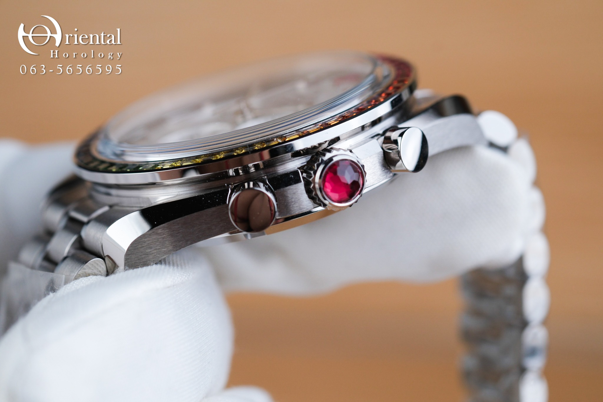 Omega Speedmaster Professional Moonwatch 3861 Canopus Gold Rainbow - Image 9