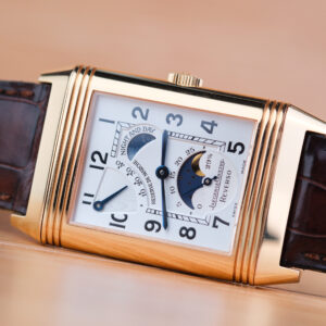 JLC Reverso Sun Moon 18K Rose Gold