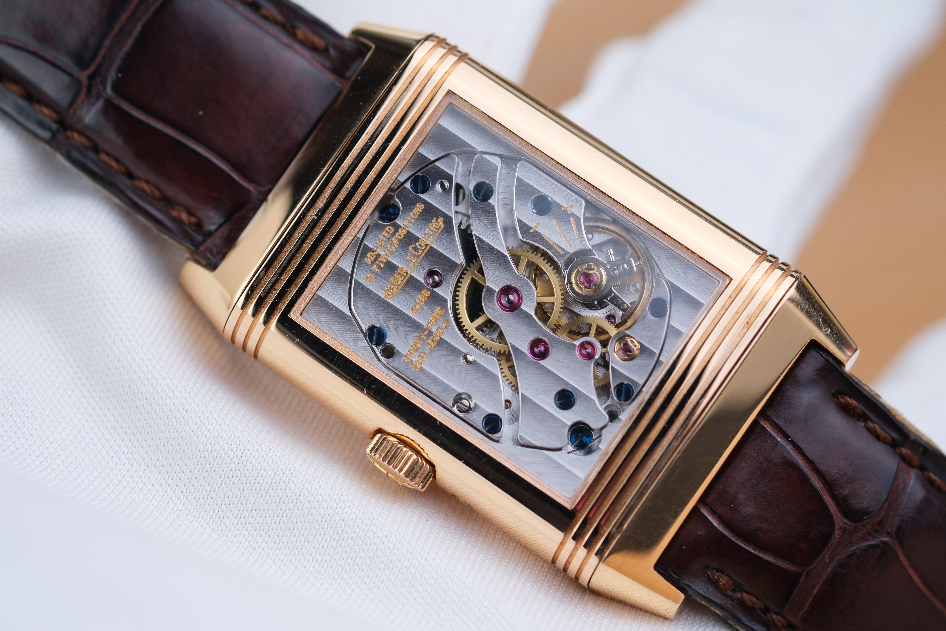 JLC Reverso Sun Moon 18K Rose Gold - Image 4