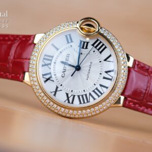 Cartier Ballon Bleu 18K Yellow Gold Diamond 36 mm