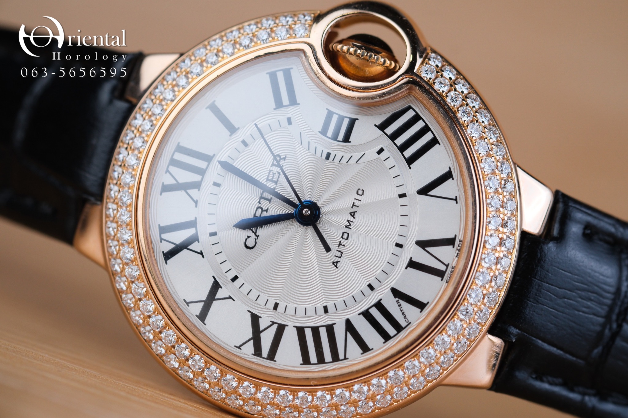 Cartier Ballon Bleu 18K Rose Gold Diamond - Image 2