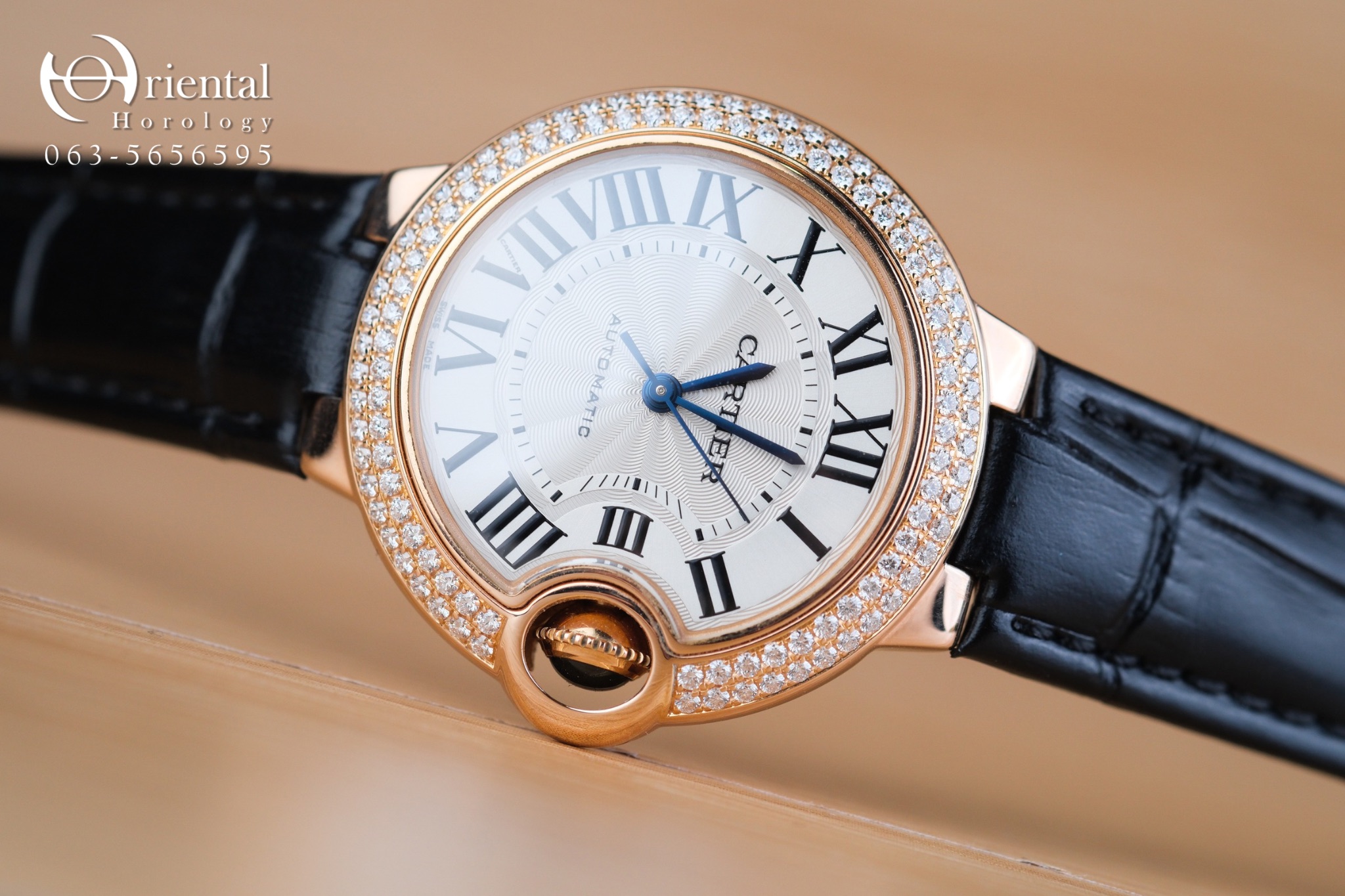 Cartier Ballon Bleu 18K Rose Gold Diamond - Image 3