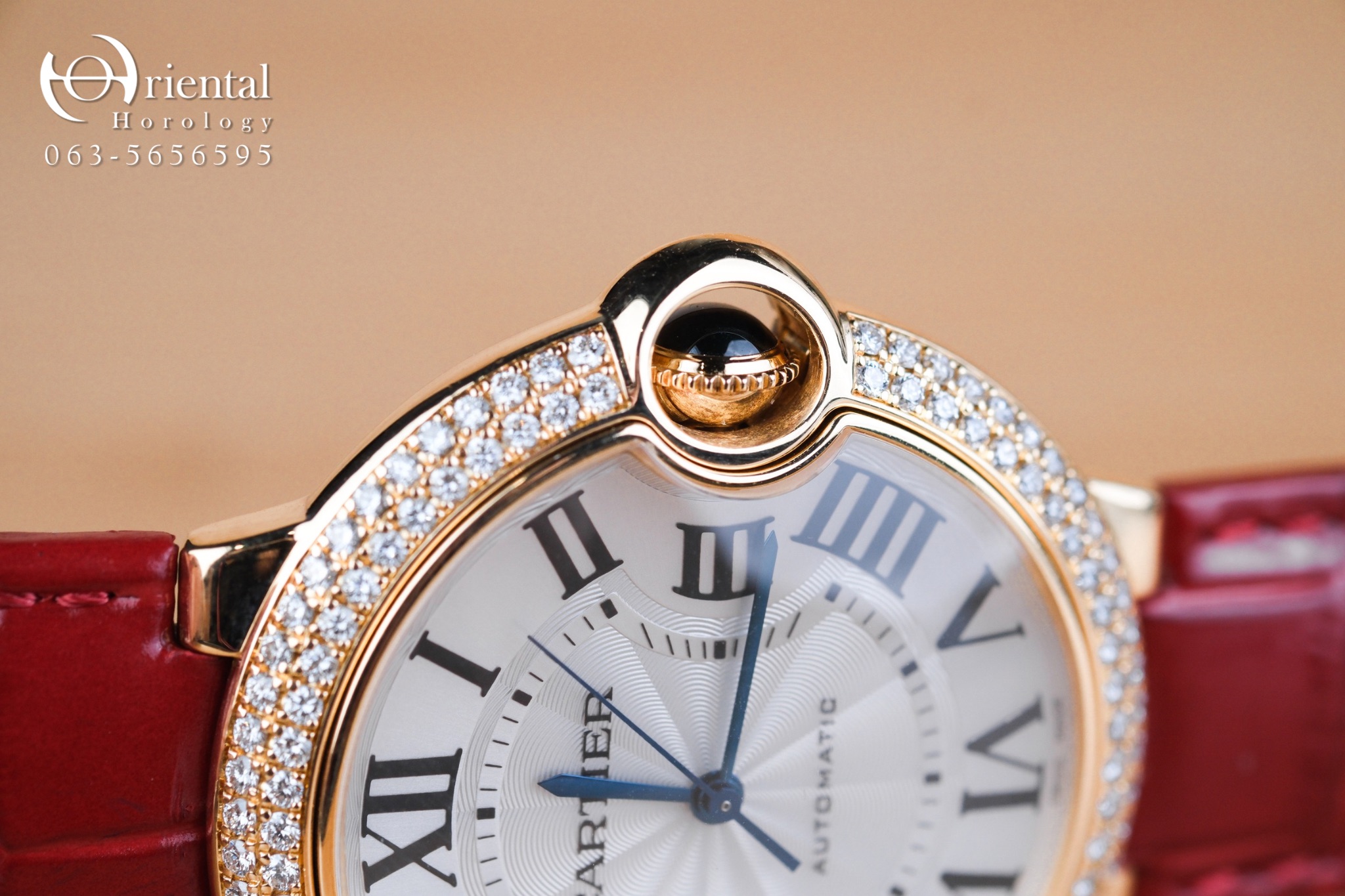 Cartier Ballon Bleu 18K Yellow Gold Diamond 36 mm - Image 4