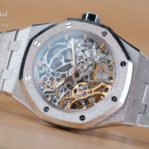 AP Royal Oak Double Balance Wheel Frosted White Gold 18K