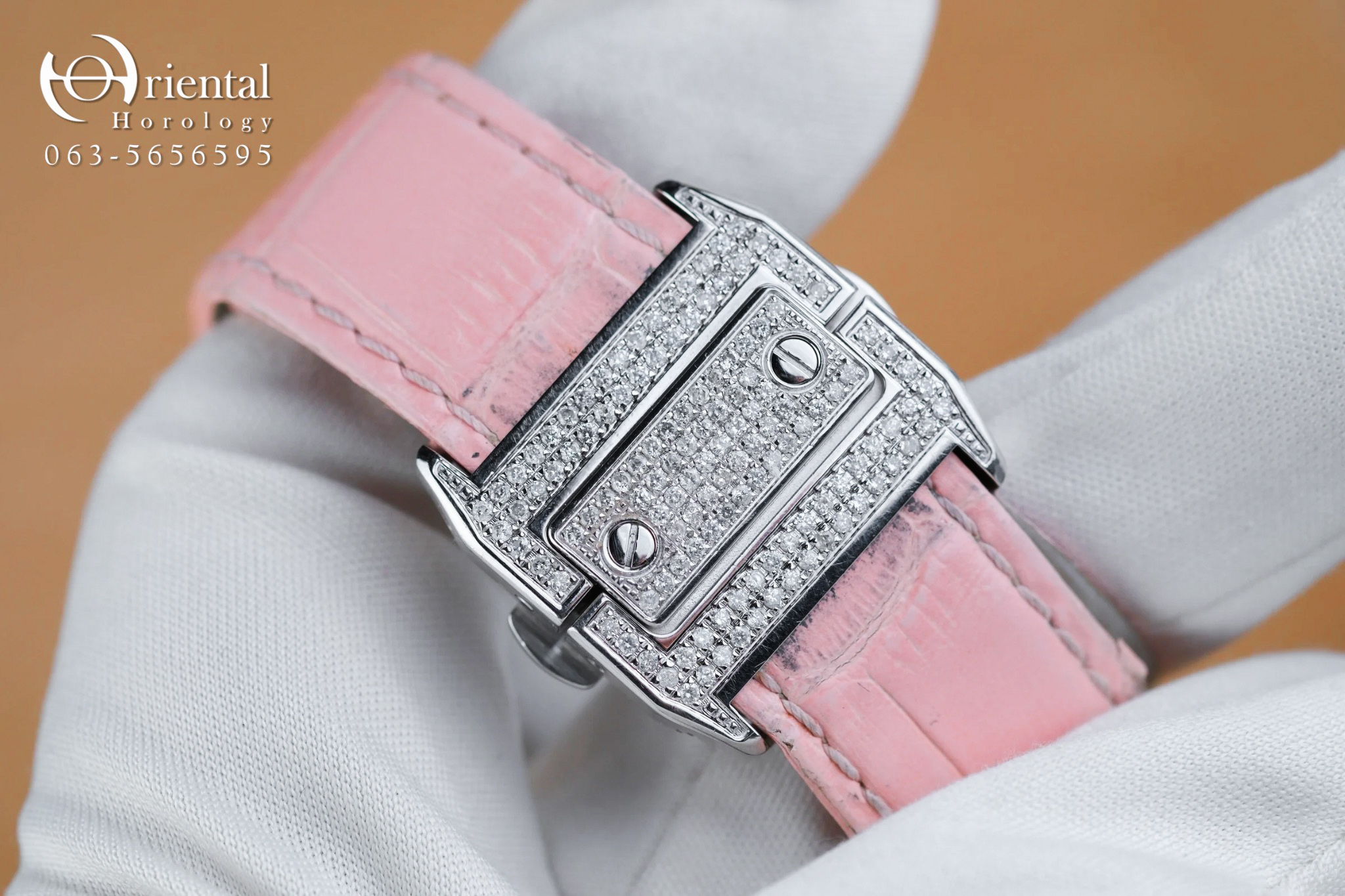 Cartier Santos 100 Full Diamond Medium - Image 6