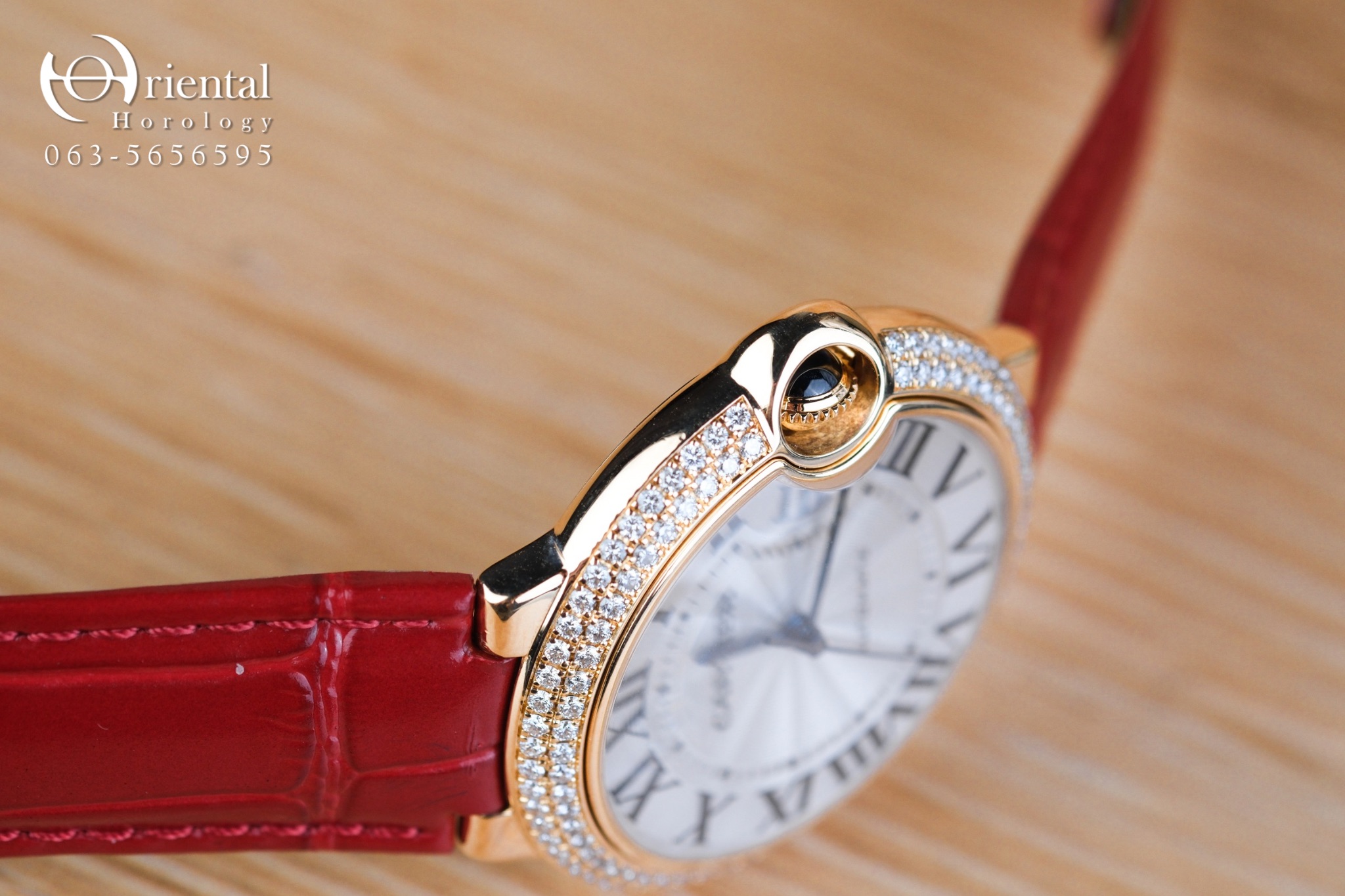 Cartier Ballon Bleu 18K Yellow Gold Diamond 36 mm - Image 6