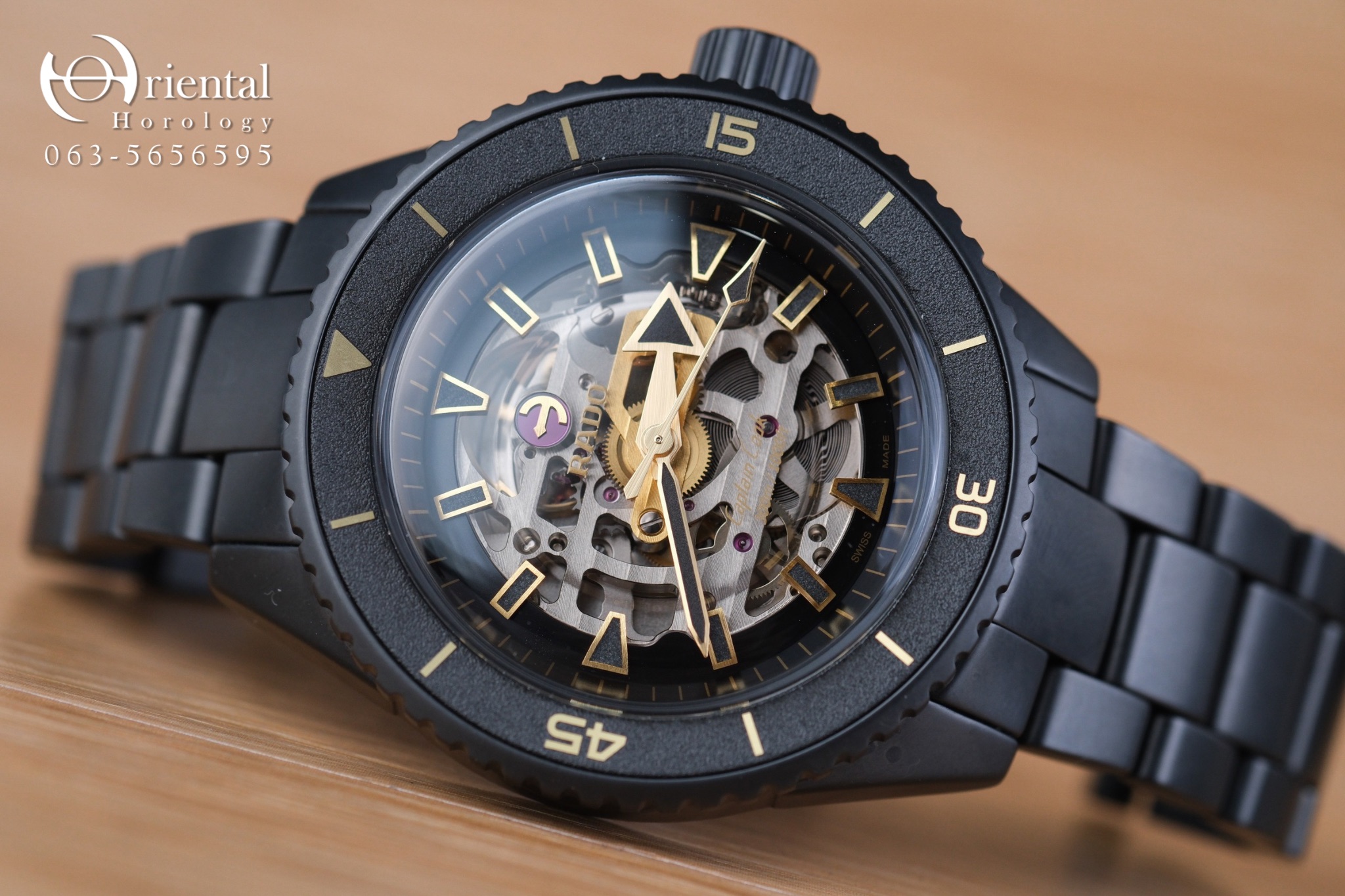 Rado Captain Cook High-Tech Ceramic Skeleton
