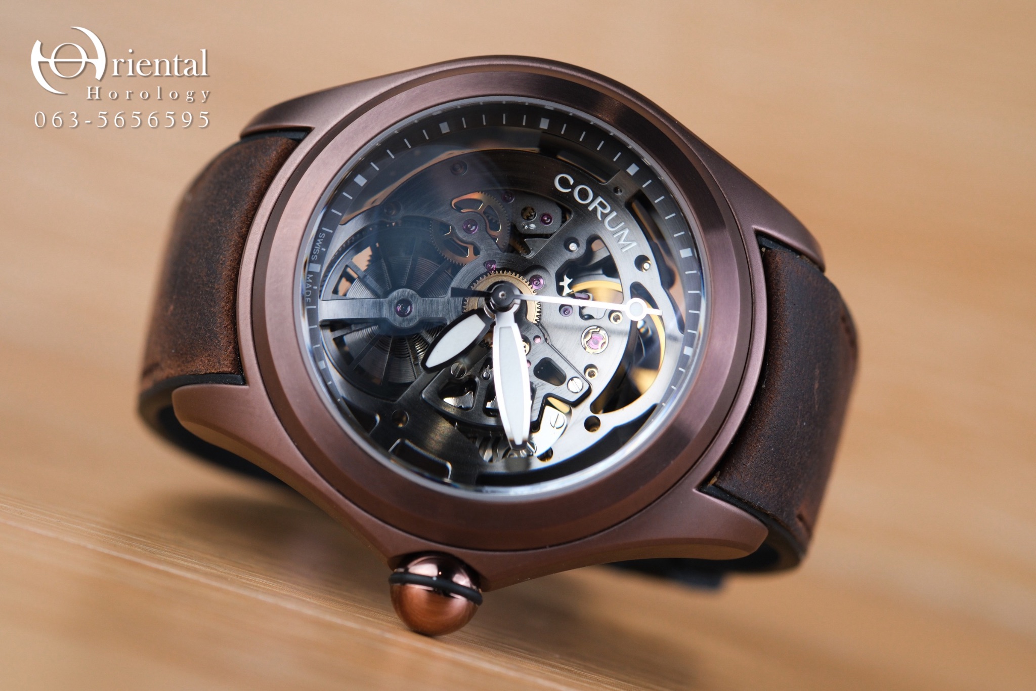 Corum Bubble Skeleton Brown PVD 47 mm - Image 3