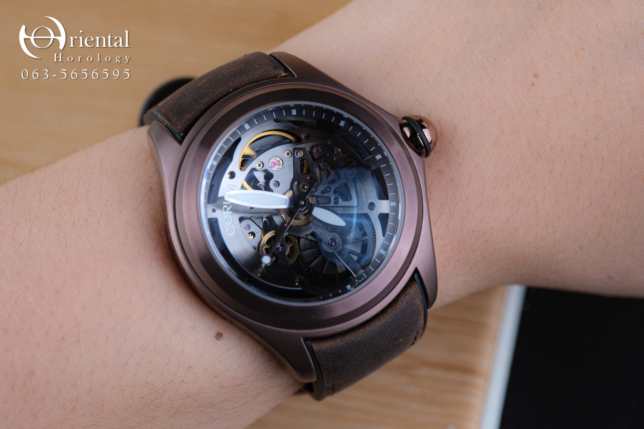Corum Bubble Skeleton Brown PVD 47 mm - Image 4